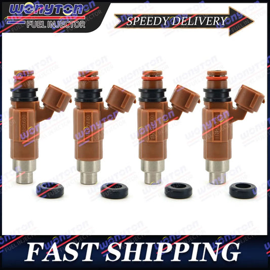 Set of 4 Fuel Injectors INP-780 for 1999-2000 Mazda Protege 00-02 Mazda 626 1.8L 2.0