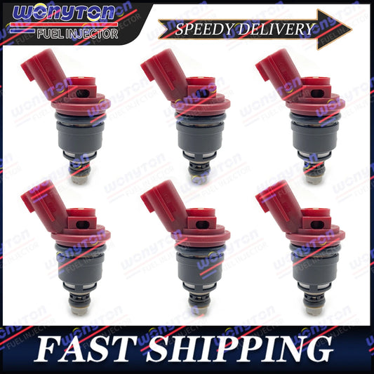6pcs Fuel Injector 16600-RR544 For Nissan Replace For Nismo Silvia skyline SR20 S13 S14 S15