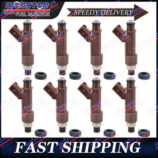 8PCS NEW Fuel injectors 23250-0F020 For 05-09 Toyota Tundra Sequoia Lexus GX470 LX470 4.7L