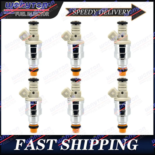 6PCS Fuel Injectors F87E-D2A for Ford Ranger Mazda B2500 Mustang Tempo 2.5L L4