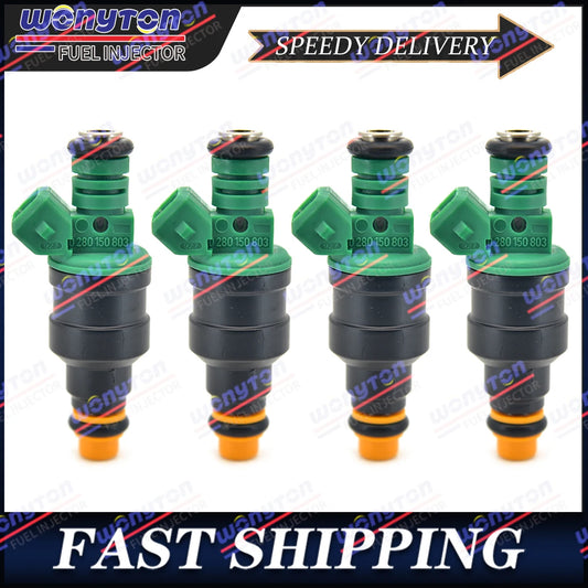 4 x FUEL INJECTORS FOR PORSCHE 944 S2 2.5 TURBO 84-91 FIT 0280150803 95160611000