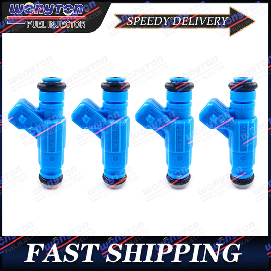 4PCS New Fuel injectors 0280157154 55258432 For Fiat Palio 1.4