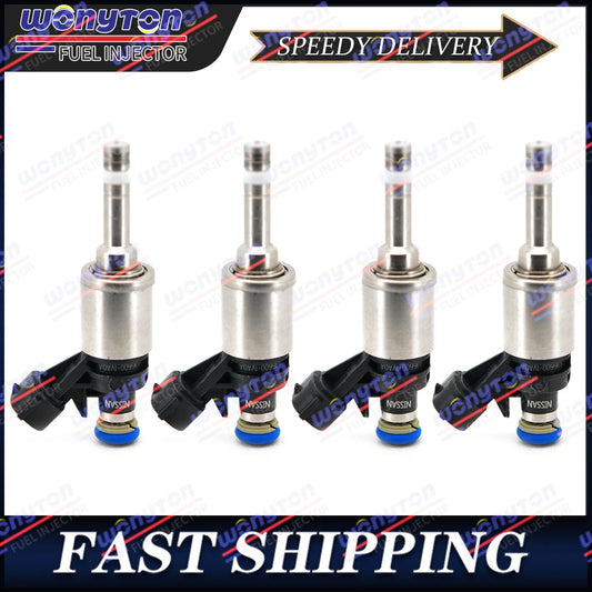 Set of 4 Fuel Injectors For Nissan Rogue 2017-2019 2.0L 16600-1VA0A 0261500090