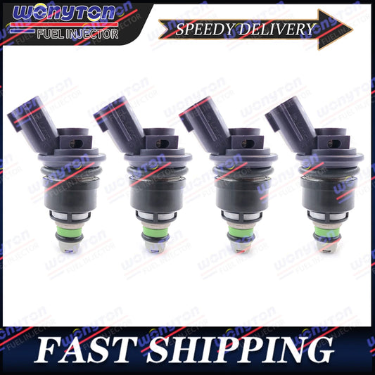4Pcs  Fuel Injectors 16600-67U01 Fits Nissan 240SX Silvia KA24DE S13 SR20DET