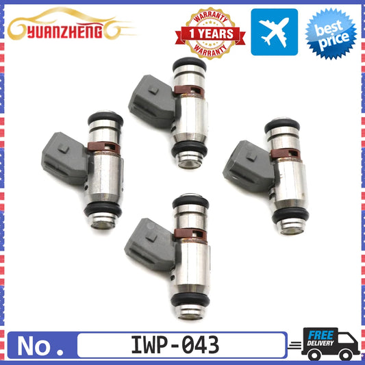 4pcs NEW Fuel Injectors Nozzle IWP-043 IWP043 for DUCATI MOTORCYCLES MOT MONSTER Monster S2R 800 803cc 56kw Motorcycle 2004-2007