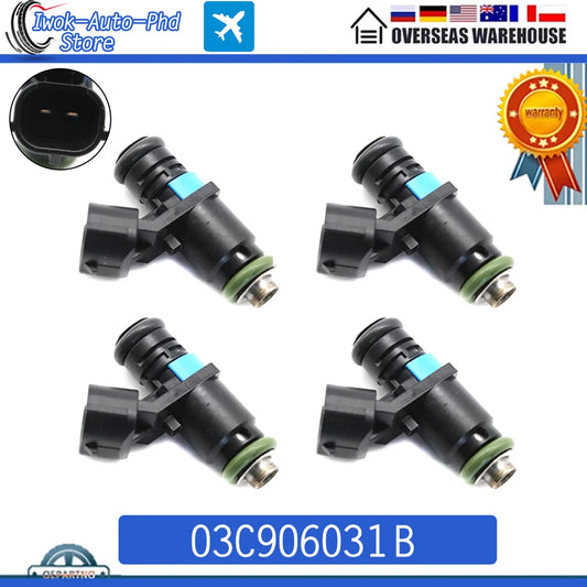 03C906031B 4pcs/Lot Car Fuel Injectors Nozzle For Volkswagen Polo 1.6 For Skoda Octavia Superb 1.6
