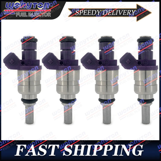 4Pcs New Fuel Injectors 0000787249 450CC Fit For Mercedes C230 2002 SLK230 2001-2004