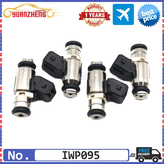 Car 4pcs IWP-095 Fuel Injectors Nozzle For Lancia Y For Fiat Palio Panda Punto Seicento Doblo Strada Si 0280158169 IWP095